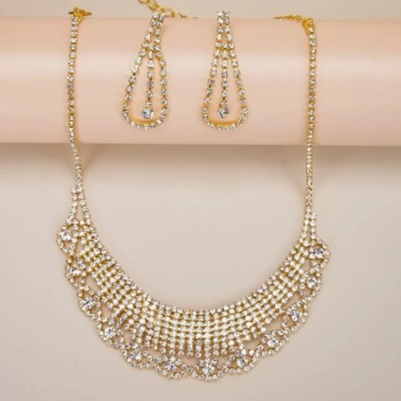 Best Gift Rhinestone Jewelry Set - Picture 2 of 6